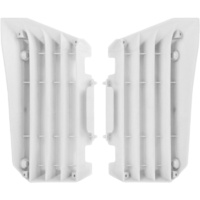POLISPORT YAMAHA YZ250F/450F 14-17 WHITE RADIATOR LOUVERS