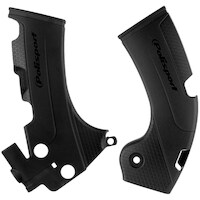 POLISPORT YAMAHA YZ250F 19-20 YZ450F 18-20 BLACK FRAME PROTECTORS