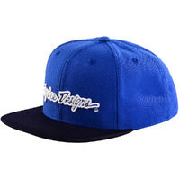TROY LEE DESIGNS SIGNATURE BLUE / WHITE SNAPBACK