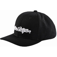 TROY LEE DESIGNS SIGNATURE BLACK / WHITE SNAPBACK