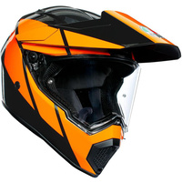 AGV AX9 TRAIL GUNMETAL/ORANGE ADVENTURE HELMET