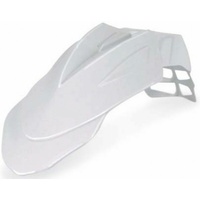 ACERBIS UNIVERSAL SUPERMOTARD FRONT FENDER WHITE