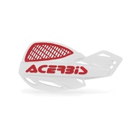 ACERBIS UNIKO WHITE/RED VENTED HANDGUARDS