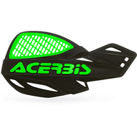 ACERBIS UNIKO BLACK/GREEN VENTED HANDGUARDS