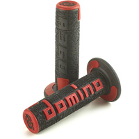 DOMINO A360 BLACK/RED COMFORT GRIPS