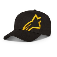 ALPINESTARS CORP SNAP 2 BLACK/GOLD HAT