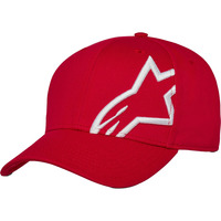 ALPINESTARS CORP SNAP 2 RED / WHITE HAT
