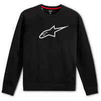 ALPINESTARS AGLESS BLACK/GREY CREW FLEECE