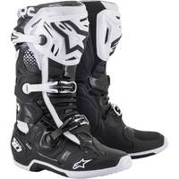 ALPINESTARS 2024 TECH 10 BLACK / WHITE BOOTS