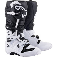 ALPINESTARS 2024 TECH 7 WHITE / BLACK BOOTS