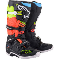 ALPINESTARS 2024 TECH 7 BLACK / FLURO / RED BOOTS