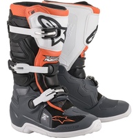ALPINESTARS 2023 TECH 7S BLACK / GREY / ORANGE KIDS BOOTS