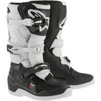 ALPINESTARS 2024 TECH 7S BLACK/WHITE KIDS BOOTS