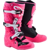 ALPINESTARS 2027 TECH 7S FLO PINK / BLACK / WHITE KIDS BOOTS