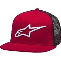 ALPINESTARS CORP RED / BLACK TRUCKER CAP