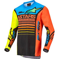 ALPINESTARS 2022 RACER COMPASS BLACK / FLURO / CORAL KIDS JERSEY