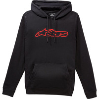 ALPINESTARS BLAZE BLACK / RED PULLOVER HOODIE