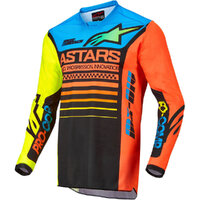 ALPINESTARS 2022 RACER COMPASS BLACK / FLURO / CORAL JERSEY