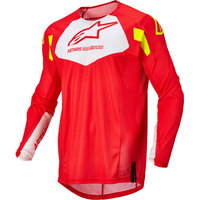 ALPINESTARS 2022 RACER FACTORY RED / WHITE / FLURO KIDS JERSEY