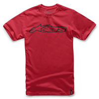ALPINESTARS BLAZE RED/BLACK KIDS TEE