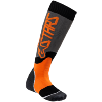 ALPINESTARS MX PLUS-2 ORANGE/GREY FLUO KIDS SOCKS