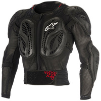 ALPINESTARS BIONIC ACTION BLACK/RED KIDS ARMOUR JACKET