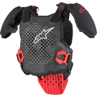 ALPINESTARS 2024 A-5 S BLACK / WHITE / RED KIDS CHEST PROTECTOR