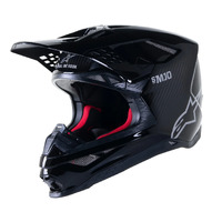 ALPINESTARS 2024 SUPERTECH M10 GLOSS BLACK HELMET