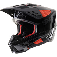 ALPINESTARS 2021 S-M5 ROVER ANTHRACITE/FLURO RED HELMET