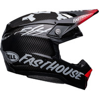 BELL 2023 MOTO-10 FASTHOUSE PRIVATEER BLACK / RED HELMET