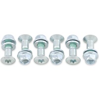 BOLT EURO HUB SAVERS SILVER DOUBLE LOCKED SPROCKET FASTENING KIT