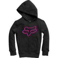FOX LEGACY BLACK / PINK KIDS PULLOVER HOODIE