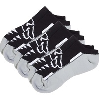 FOX PERFORMANCE NO SHOW BLACK SOCKS 3PK