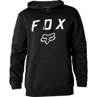FOX LEGACY MOTH PULL OVER BLACK MENS HOODIE
