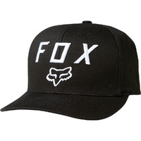 FOX LEGACY MOTH 110 BLACK SNAPBACK