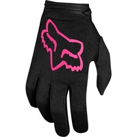 FOX DIRTPAW MATA BLACK/PINK KIDS GLOVES