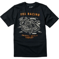 FOX FAST TRACK BLACK KIDS TEE