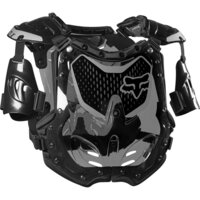 FOX 2022 R3 BLACK / GREY WOMENS BODY ARMOUR - M / L