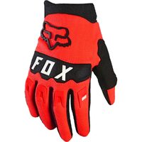 FOX 2023 DIRTPAW FLO RED KIDS GLOVES