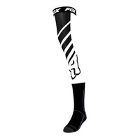 FOX MACH ONE BLACK/WHITE KNEE BRACE SOCKS