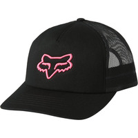 FOX BOUNDARY BLACK / PINK WOMENS TRUCKER HAT