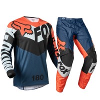 FOX 2022 180 TRICE GREY/ORANGE GEAR SET