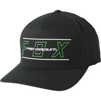 FOX PRO CIRCUIT BLACK FLEXFIT HAT