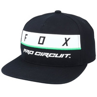 FOX PRO CIRCUIT BLACK SNAPBACK HAT