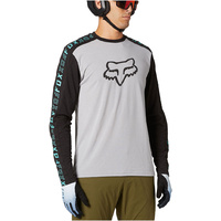 FOX MTB RANGER DRI-RELEASE STEEL GREY LONG SLEEVE JERSEY