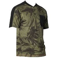 FOX 2021 MTB RANGER DRIRELEASE SS HENLEY OLIVE GREEN JERSEY