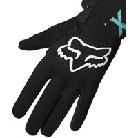 FOX MTB RANGER FOXHEAD BLACK KIDS GLOVES