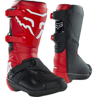 FOX 2021 COMP FLAME RED KIDS BOOTS