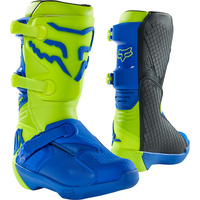 FOX 2021 COMP YELLOW/BLUE KIDS BOOTS