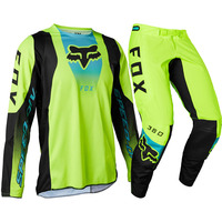 FOX 2022 360 DIER FLO YELLOW KIDS GEAR SET